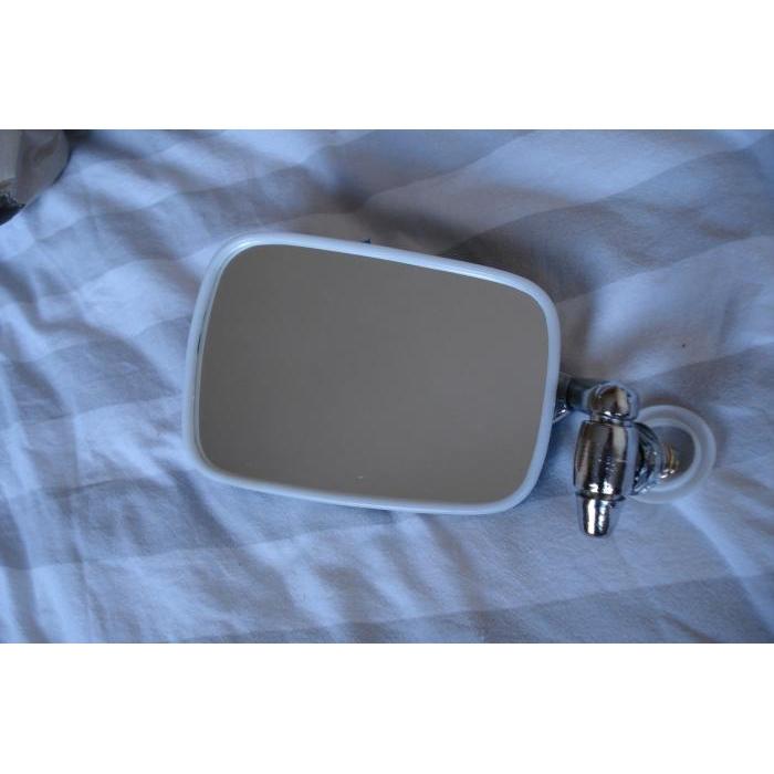 Exterior mirror C-quality chromed steel left