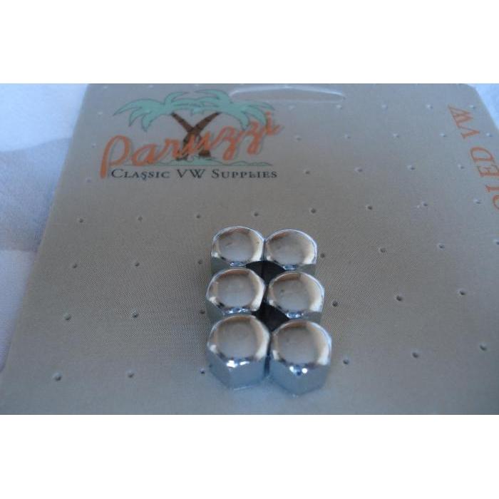 Domed cap nuts M6 (6 pieces)