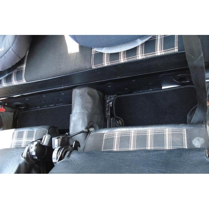 Carpet floor mats black (4-part)