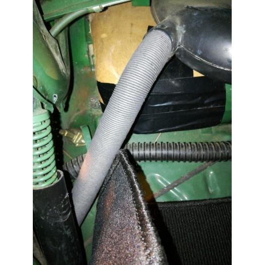 Air cleaner and heater hose cardboard