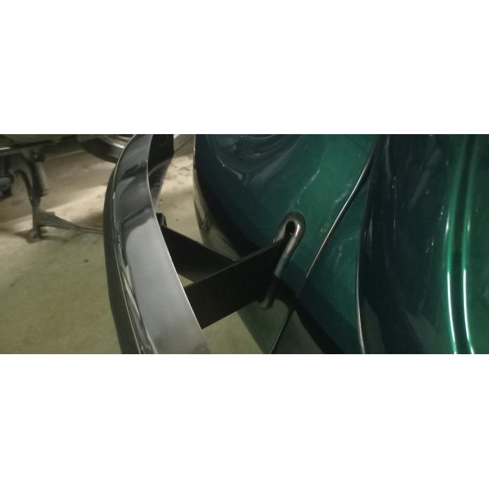 Front bumper bracket (black transport paint) right