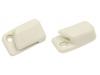 Paruzzi number: 237 Sun visor clips cloud white (per pair)
Beetle 1966 (VIN 117 408 151) and later 
Karmann Ghia 8.1967 and later 
Type 3 1966 (VIN 317 080 001) and later 
