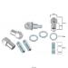 Paruzzi number: 591298 Chrome wheel nut and stud kit with flat washer low model (4 pieces)
