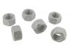 Paruzzi number: 7395 Hardened M12 hex nuts (6 pieces)
Thread size: M12 x 1.50 
Height: 10 mm 
Material: Dacromet steel 
Wrench size: 17 mm 
Hardness: Grade 10 