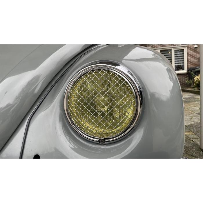 Grilles inox de protection de phare, la paire
