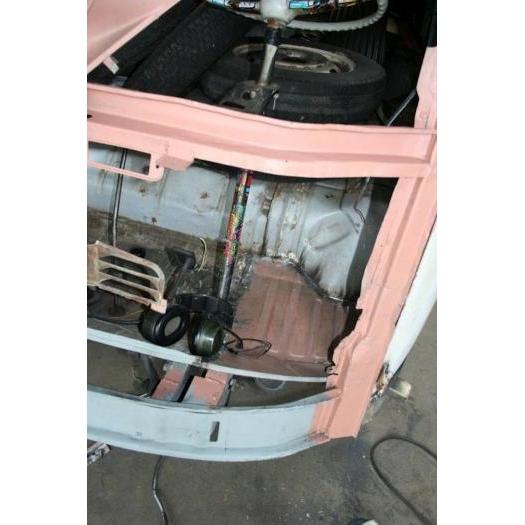 Cab floor repair panel left (The color and/or treatment of the sheet metal part may differ from the picture)