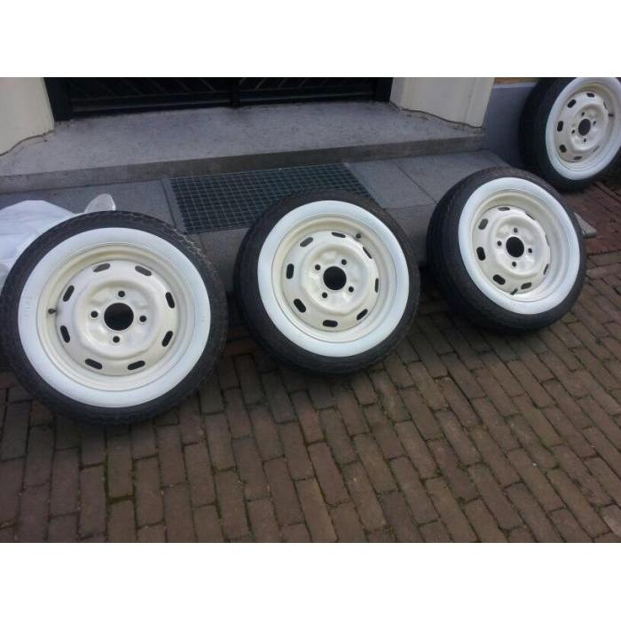 White Wall tire inserts 4.5 cm (4 pieces)