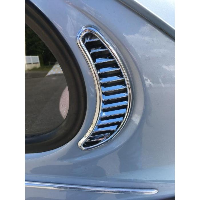 Side air vent trim plates chrome (per pair)