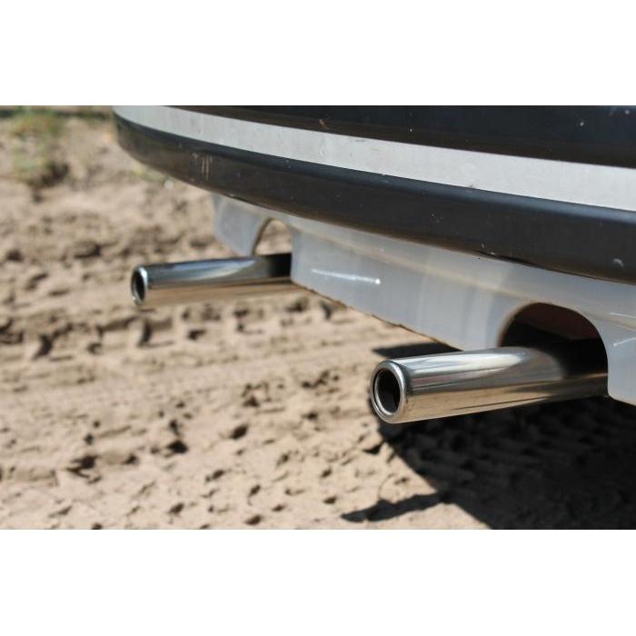 Tail pipes stainless steel (length 275 mm) (per pair)