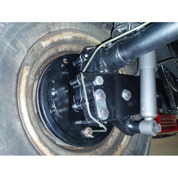 Brake line kit for a single brake system (9-part)