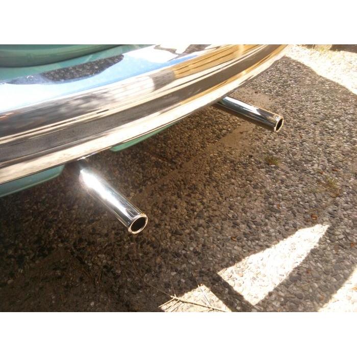 High flow stainless steel tail pipes (per pair)