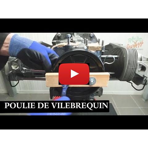 Rvision du moteur - vido 10<br />la poulie de vilebrequin