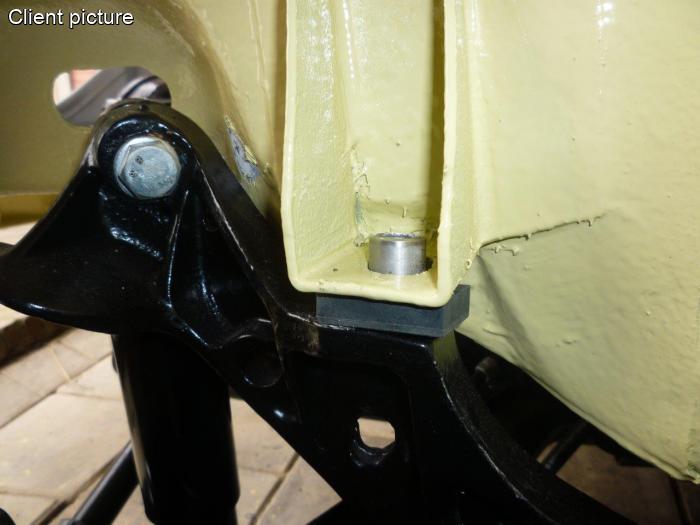 Volkswagen Beetle Body to rear shock tower pad [15 mm) [Per Pair ...