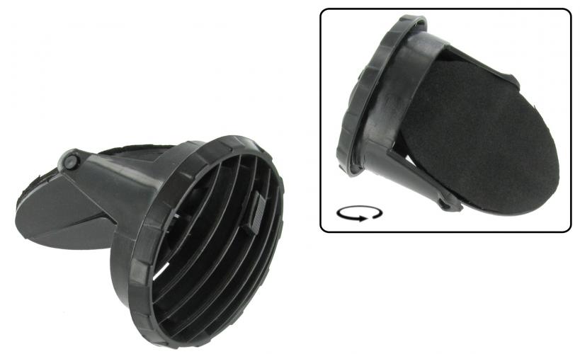 Ilmasuutin kojelautaan / taakse