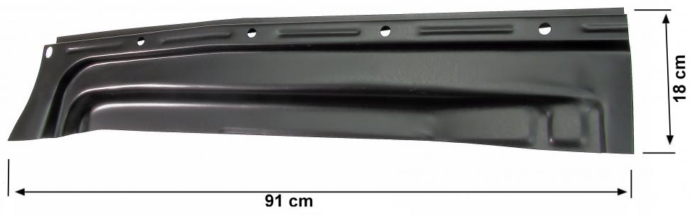 Bodenplatte Viertel hinten Links