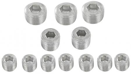 Bouchons de conduite d'huile, à visser (en 12 pièces)