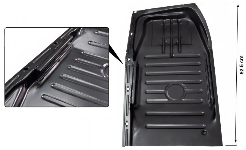 1 / 2 lattiapelti, taakse, oikea