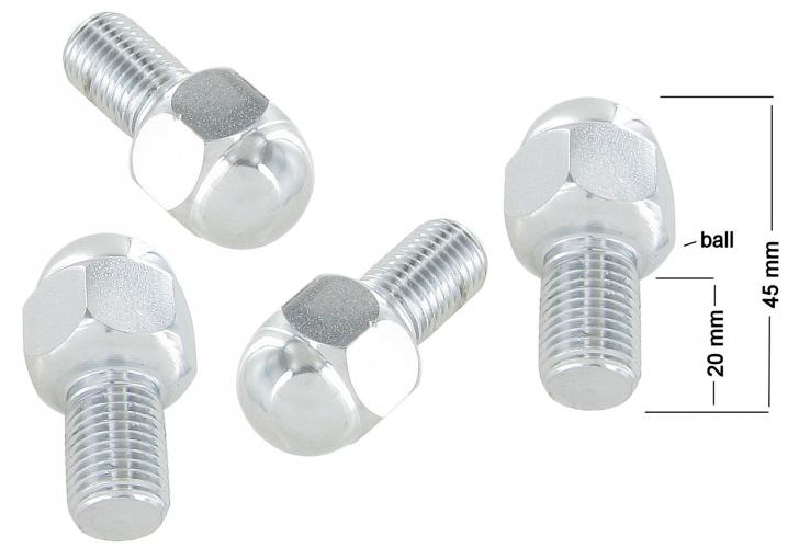 Pyöränpultit, kromattu