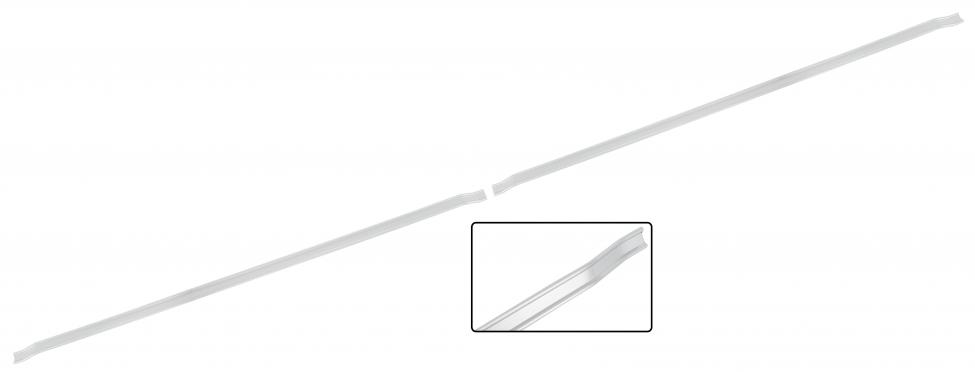 Sivuikkunoiden verhokiskot vasemmalle