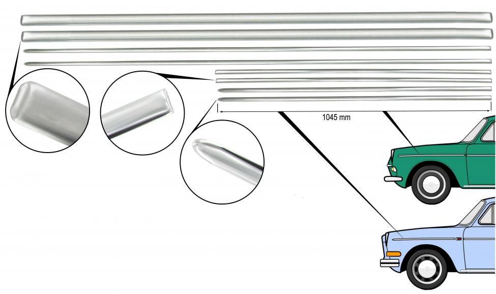 Dekorlistsats (8 st)