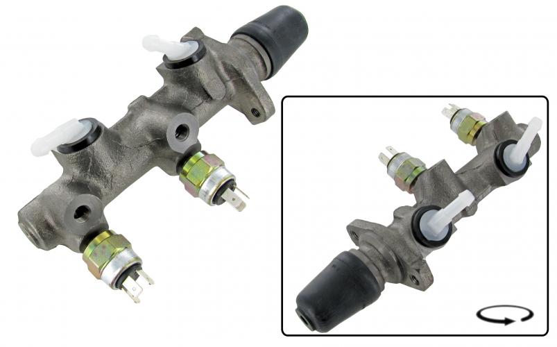 Pääjarrusylinteri jarruvaloantureineen