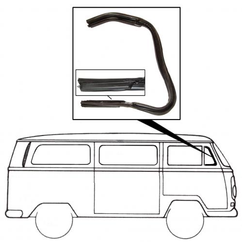 Borracha de vedação do janela triangular articulado da porta de cabina direita
