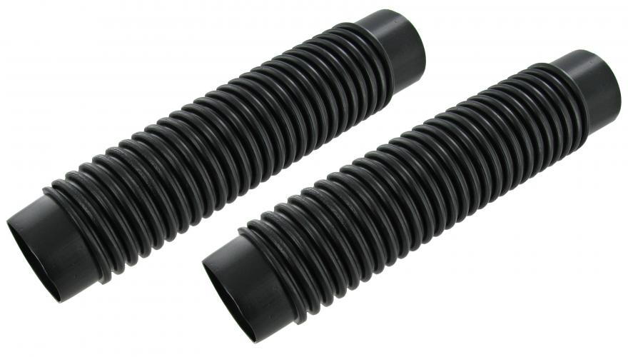 Lämminilmaputki (muovia) lämmönvaihtimen ja korin väliin, musta