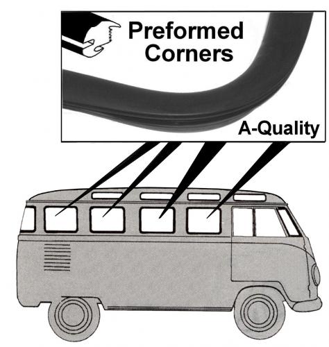 Sivuikkunan tiiviste vakio (kiinteä)