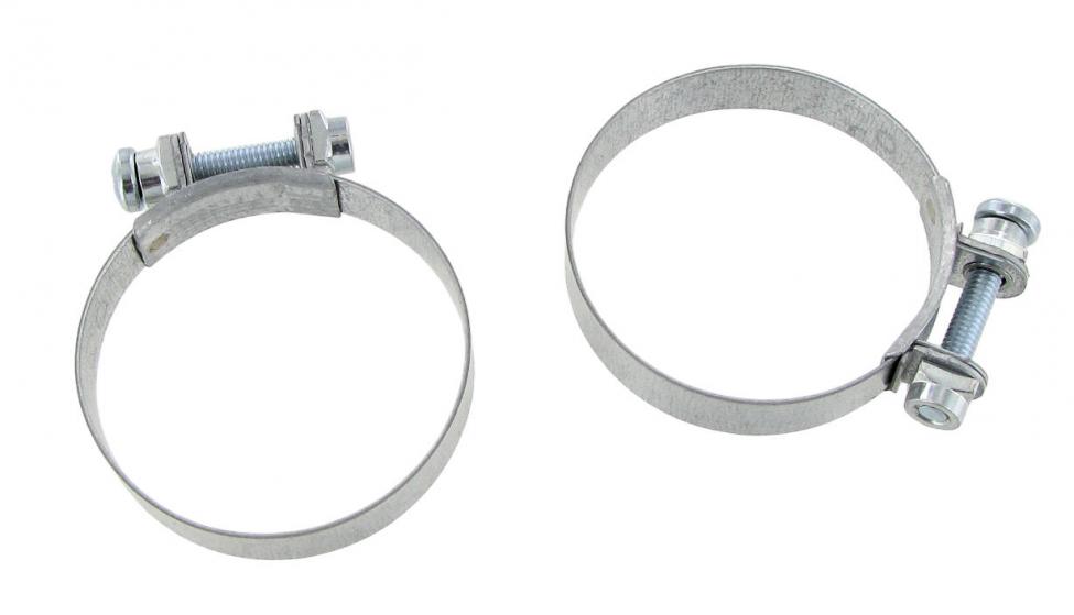 Abraçadeiras do coletor de admissão do lado interior