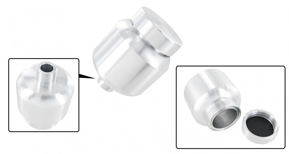 Aluminium remvloeistofreservoir enkel remsysteem