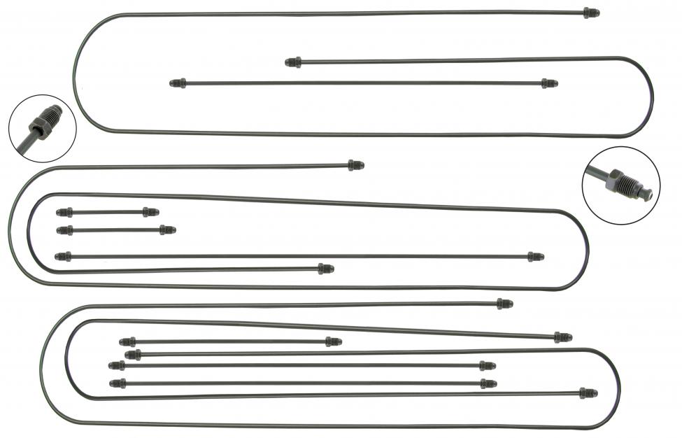 Kit de tubagem de travão (11 peças)