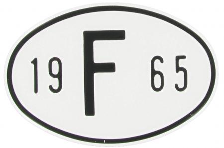 Maatunnus: F 1965