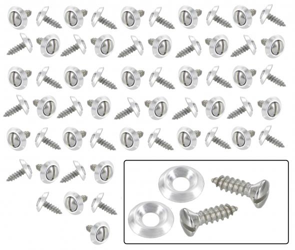Ovipahvien kiinnitysruuvit ja aluslevyt (60 kpl)