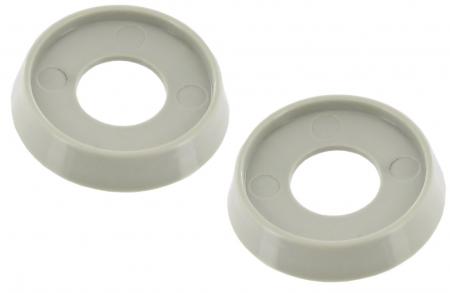 Oven sisäkahvojen aluslevyt, hopeanharmaat