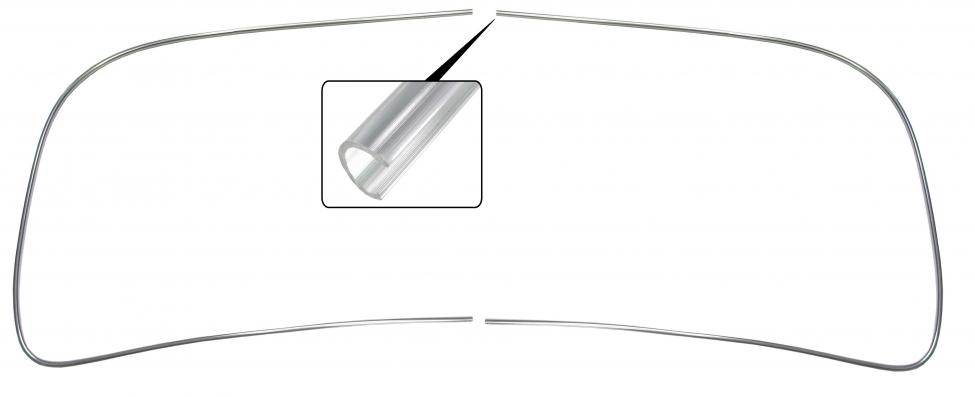 Tuulilasin koristelista, alumiinia (huom, vain avomalliin)