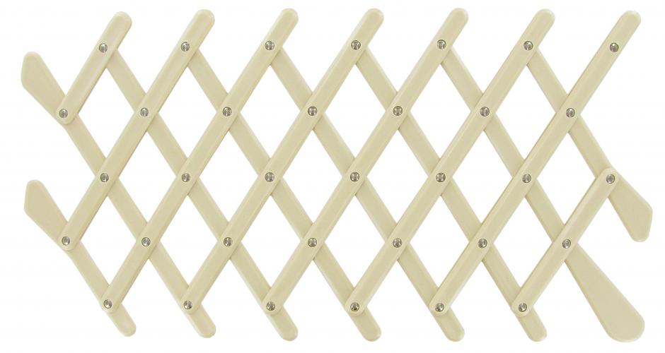 Vintage Safety Vent deurruit rooster ivoor