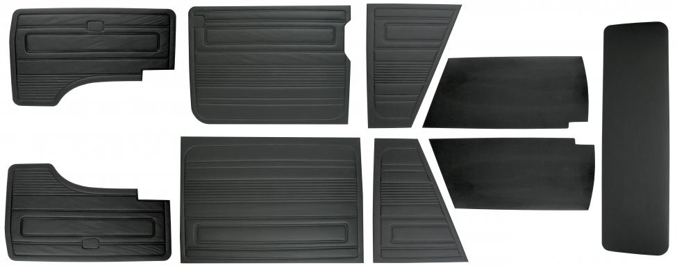 Verhouslevysarja musta vinyyli (9-osainen)