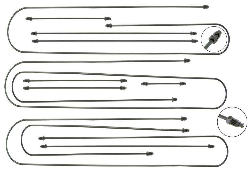 Kit de tubagem de travão (11 peças)