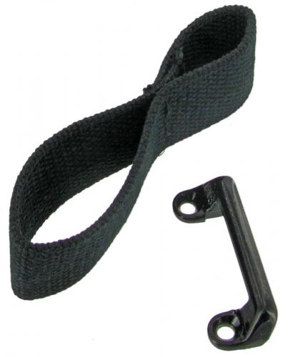 Pariovien rajoitinremmi kiinnitysrautoineen