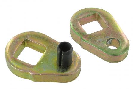 Liukuoven saranan jousen kiinnityskappaleet