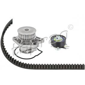 Hammashihnasarja vesipumpun kanssa