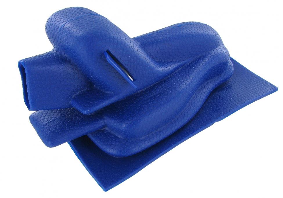 Handremrubber blauw