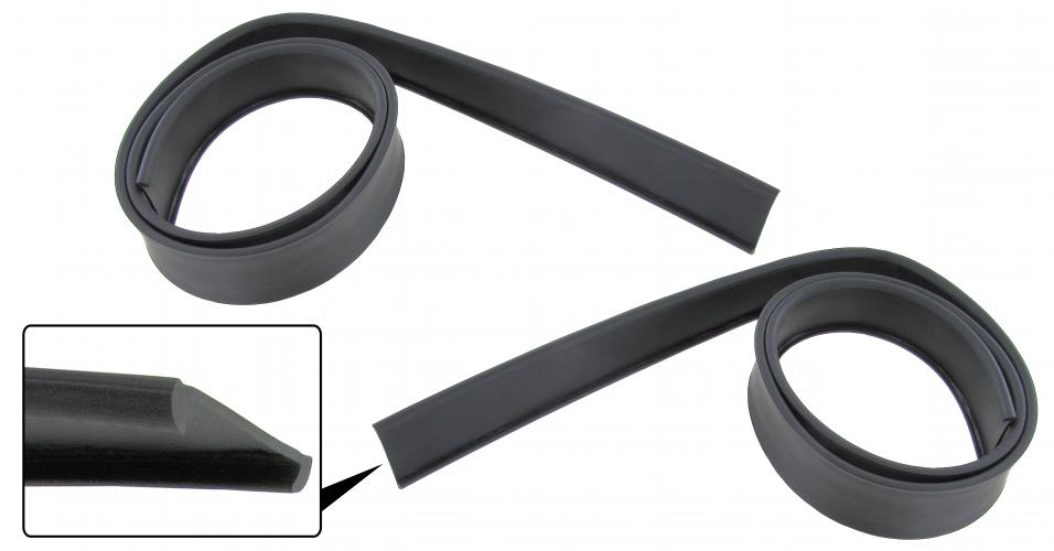 Borracha de vedação entre o tecto e friso