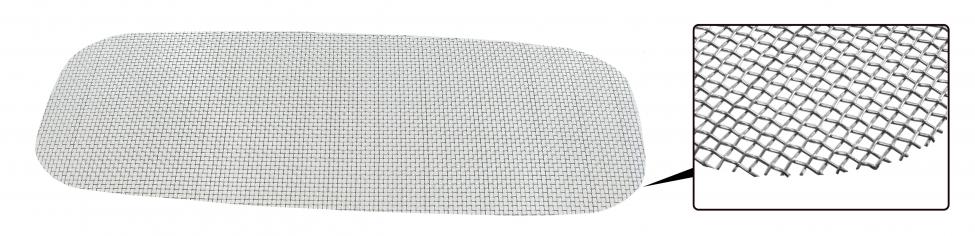 Verkko kaiutinritilän taakse