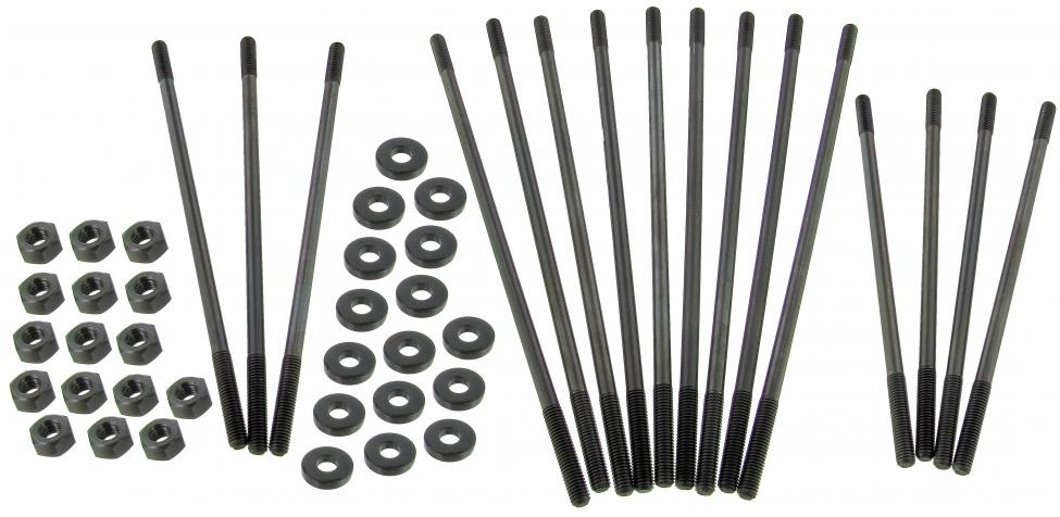 Lohkon pinnapulttisarja, Chromoly, extra long (+ 13 mm) M8