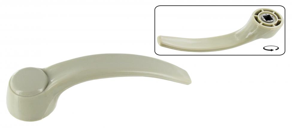 Liukuoven sisäkahva, harmaa