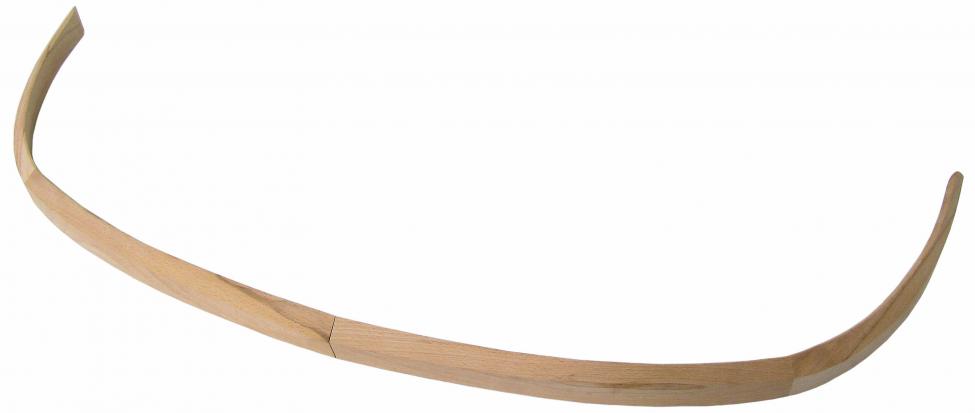 Puinen avoautokatoksen kiinnitystanko takapuolella (2-osainen)