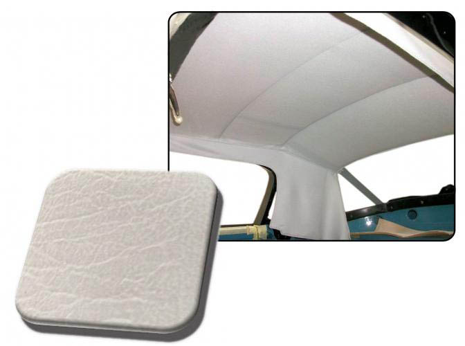 Kattoverhoilu sileä vinyyli, luonnonvalkoinen