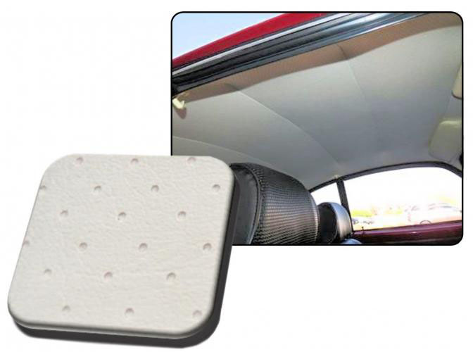 Kattoverhoilu rei'itettyä vinyyliä, luonnonvalkoinen