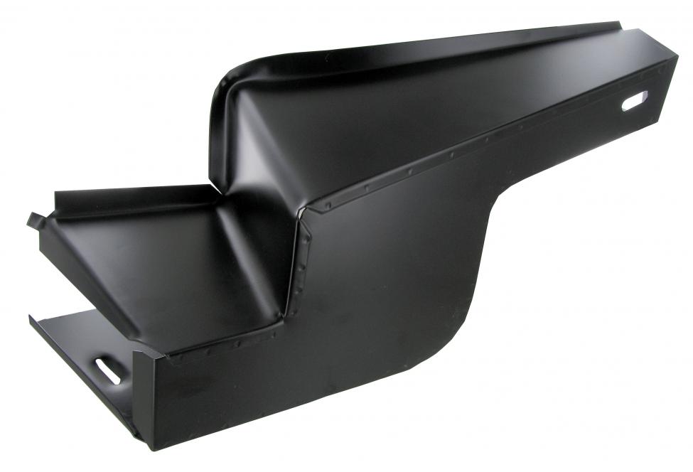 Raitisilmakanavan etuosa, vasen